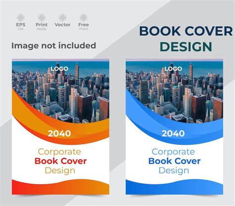 Premium Vector Corporate Book Cover Design