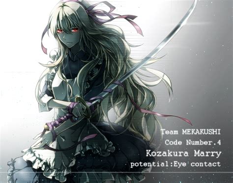 Blonde Hair Dress Headband Hukkyunzzz Kagerou Project Katana Kozakura Mary Long Hair Red Eyes