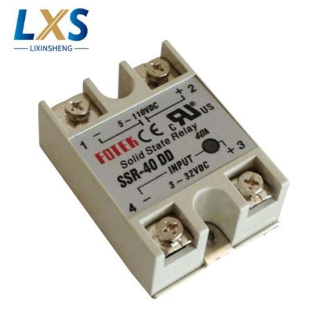 Single Phase Fotek Type Solid State Relay SSR 40DD 3 32VDC Input To 5