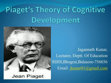 Piaget Theory Of Cognitive Development Ppt