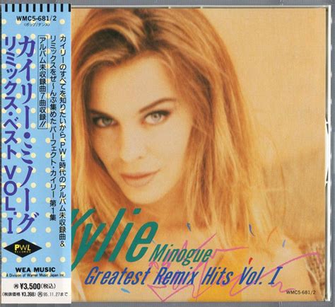 Kylie Minogue Greatest Remix Hits Vol I Cd Discogs