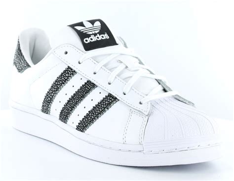 Adidas Superstar Blanche Et Rose Femme Achat Achat Chaussure Pas Cher Fr