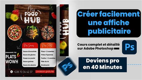 Comment faire une affiche avec Photoshop Formation complète YouTube