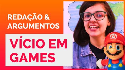 Vício em Jogos Eletrônicos Enem e vestibular YouTube