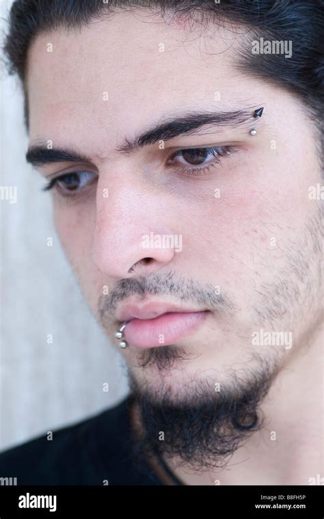 Guys With Eyebrow Piercings