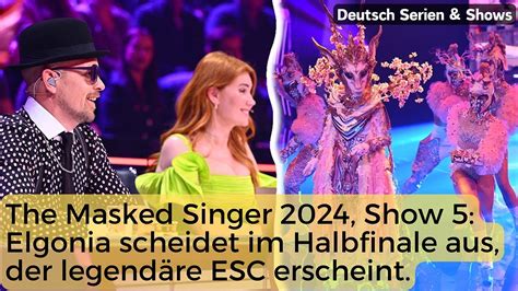 The Masked Singer Show Elgonia Scheidet Im Halbfinale Aus Der