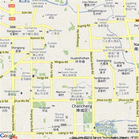 Map of Foshan, China | Foshan, Map, Hotel