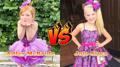 Adley Mcbride Vs Jojo Siwa Transformation From Baby To Youtube