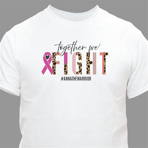 Together We Fight Breast Cancer Awareness T Shirt