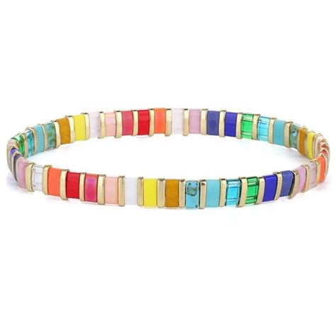 Nouveau Boho Miyuki Tila Bracelets Plage Mode Bijoux 2021 Couleur