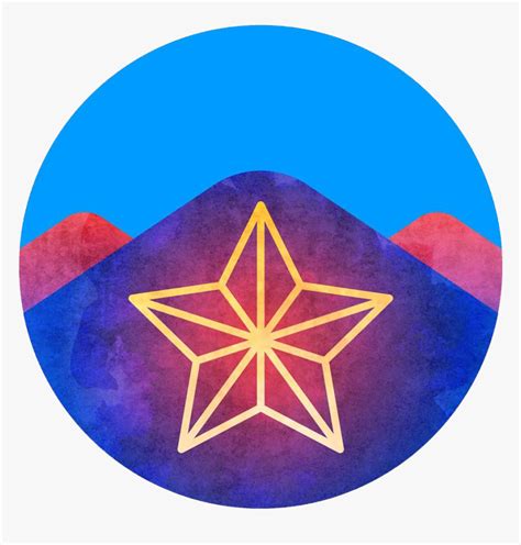 El Paso Mountain Star Drawing Hd Png Download Kindpng