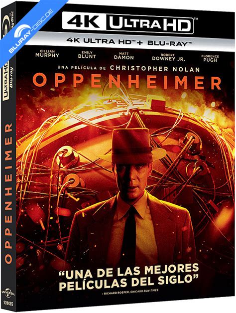 Oppenheimer 2023 4K 4K UHD Blu Ray Bonus Blu Ray ES Import Ohne Dt