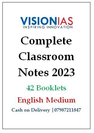 Vision IAS Complete Study Material In English 2023 42 Booklets Plus