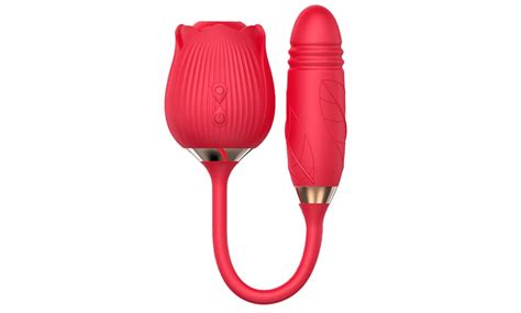 1 O 2 Vibratori Con Dildo E Rosa Aspirante Groupon Goods