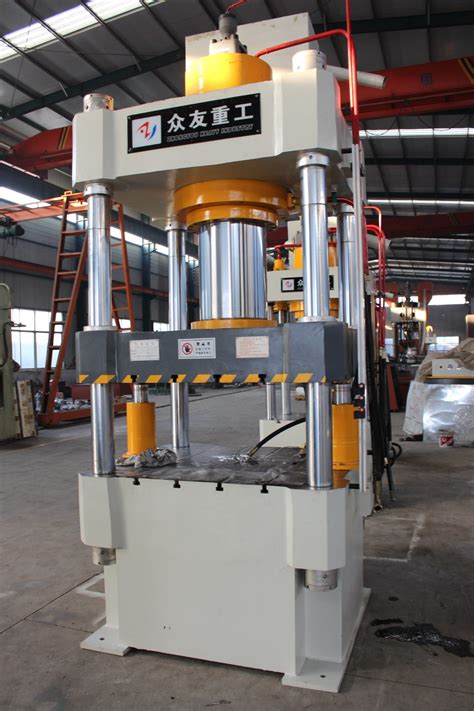 Zhongyou Brand 4 Column Metal Deep Drawing Hydraulic Press Machine China 4 Column Hydraulic