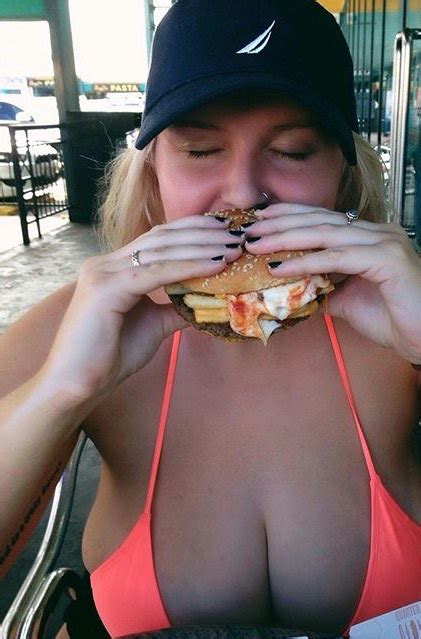 Burger And Bikini Porn Pic