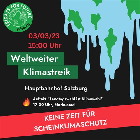 Weltweiter Klimastreik In Salzburg Fridays For Future Austria