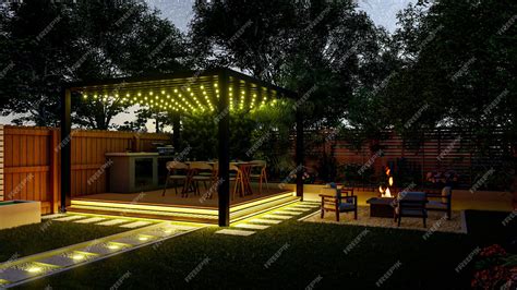 premium photo  rendering  deck design custom deck visualization