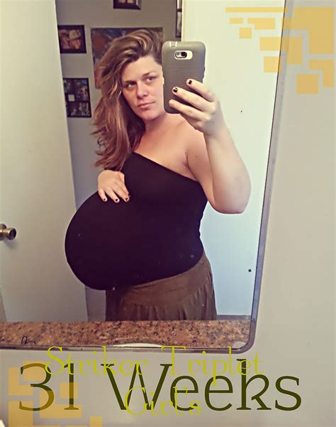 31 Weeks Pregnant With Triplets The Maternity Gallery