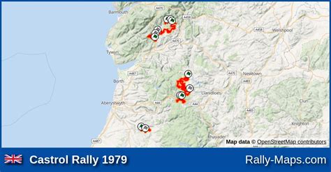 Service Park Stage Map Castrol Rally 1979 🌍 Rally