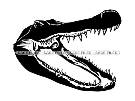 Alligator Head SVG Crocodile Head SVG Alligator Svg Etsy Australia