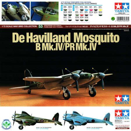 Tamiya De Havilland Mosquito B Mk Iv Pr Mk Iv Amt Modellismo