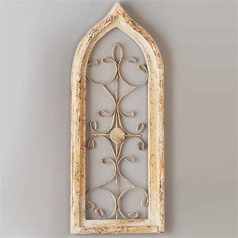 Antiqued Arch Wall Decor Small Arched Wall Decor Home Accents Candle Sconces Home