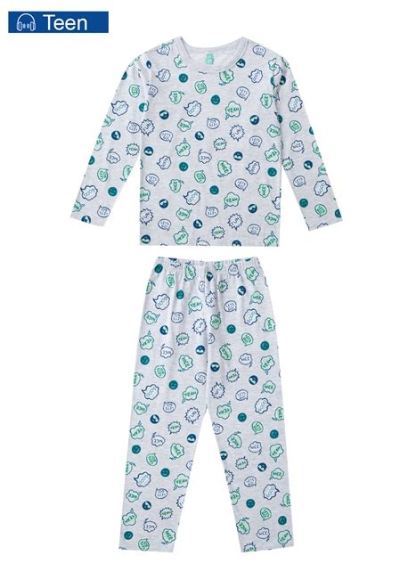 Pijama Infantil Menino Longo Malwee S O Jorge