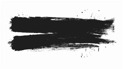 Grunge Paint Stripe Vector Brush Stroke Design Premium AI Generated