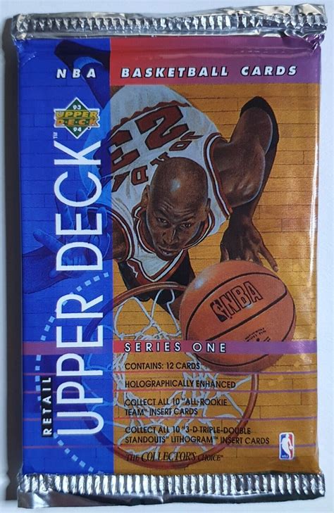 Upper Deck Nba Basketball Series Retail Pack Factory Sealed