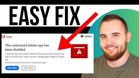 [FIXED] This Unlicensed Adobe App Has Been Disabled (Step By Step ...