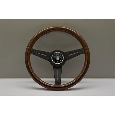 Nardi Classic Line S Mahogany Wood Steering Wheel With Black Matte