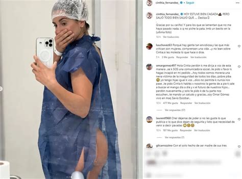 La Foto Al Borde De La Censura De Cinthia Fern Ndez Tras Pasar Por El