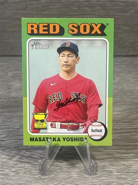 2024 TOPPS HERITAGE 292 Masataka Yoshida Rookie Cup Boston Red Sox