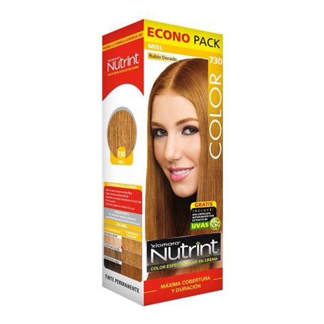 Tinte Para Cabello Xiomara Nutrint Rubio Dorado G Bodega