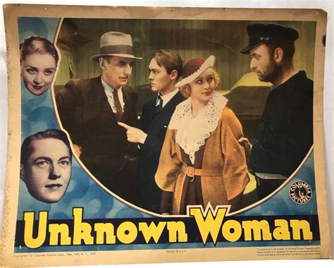 Original Lobby Card Unknown Woman C 1935 Richard Cromwell