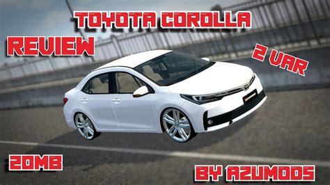 SHARE MOD TOYOTA COROLLA ALTIS 2019 BUSSID FREE FULL ANIM BY AZUMODS