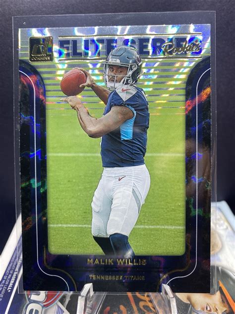 Panini Donruss The Elite Series Rookies Esr Malik Willis Rc