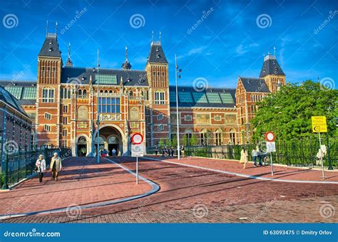 Rijksmuseum Amsterdam Museum in Holland, Netherlads, HDR Editorial ...