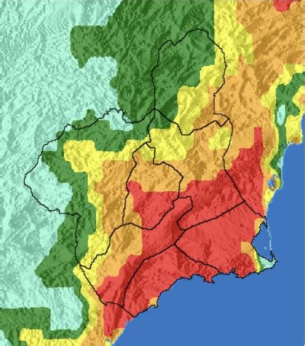 Riesgo Extremo De Incendio Forestal En La Mayor Parte De La Región De Murcia Periódico El Lorquino