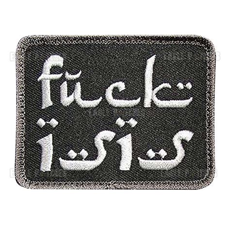 Patch Bordado Fuck ISIS