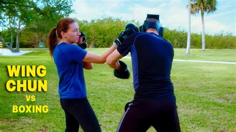 Wing Chun Vs Boxing Jab Cross Core JKD Technique YouTube