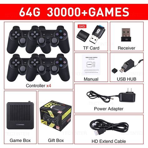 G11 Portable TV Game Box Retro Video Game Console 4K HD 128G Built In