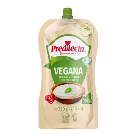 Molho Vegano Tipo Maionese Predilecta Squeeze G Gtin Ean Upc