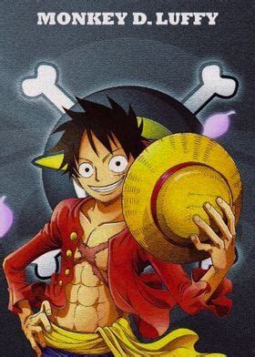 Monkey D Luffy Poster By Anime Manga Displate In Monkey D