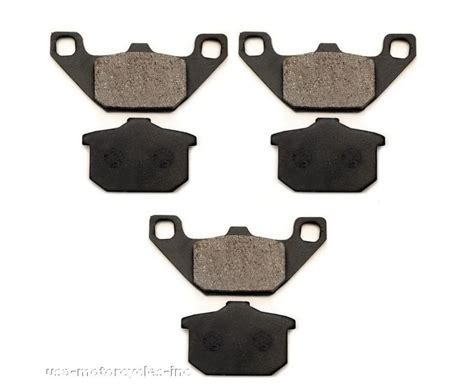 1 The Set New Front Rear Brake Pads 3 Set Fits Kawasaki Ex250 Zx6 Zx900