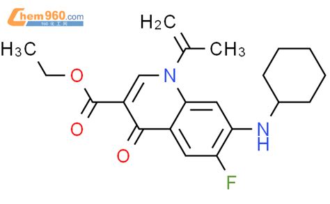 836621 08 0 3 Quinolinecarboxylic Acid 7 Cyclohexylamino 6 Fluoro 1 4