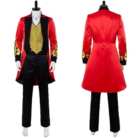 2018 Movie The Greatest Showman Costume Pt Barnum Cosplay Costume Outfit Adult Men Full Suit