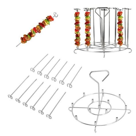 Sal Brochettes Verticales Pour Barbecue Support Vertical Pour