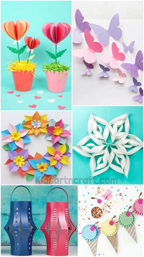 DIY Fun To Make Cardstock Paper Crafts - Kids Art & Craft